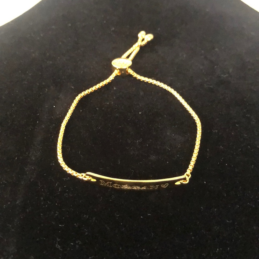 Monica Vinader Engraved Bracelet